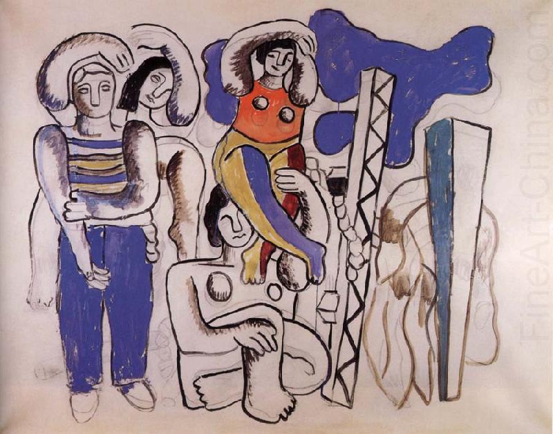 Fernard Leger Composition au Perroquet oil painting picture